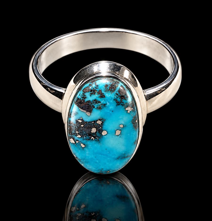 Natural Persian Turquoise Ring