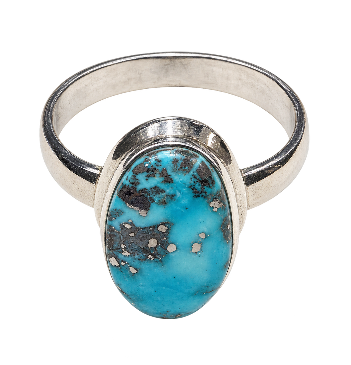 Natural Persian Turquoise Ring transparent product view