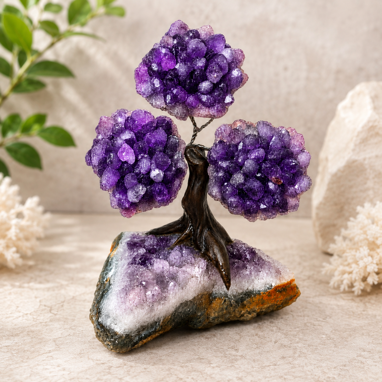Natural Amethyst Gemstone Tree