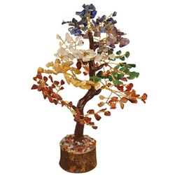 Small Handmade Gemstone Chakra Crystal Trees