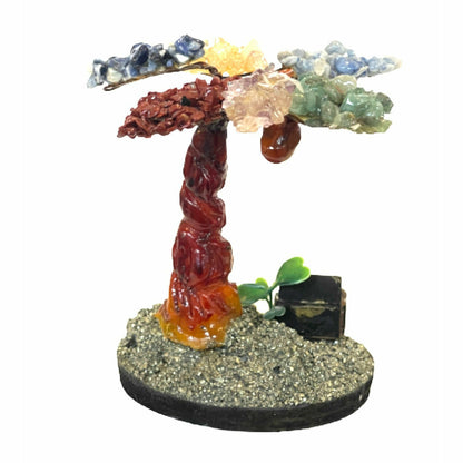 Small Magical Handmade Bonsai Palmera 7 Chakras Trees