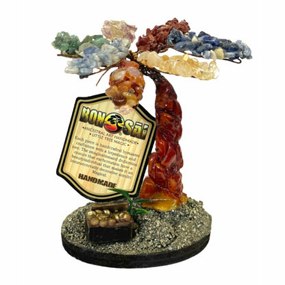 Small Magical Handmade Bonsai Palmera 7 Chakras Trees