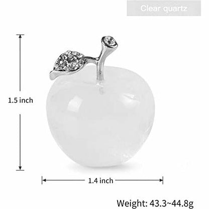 Natural Crystal Apples Figurine Decoration Crystal Stone