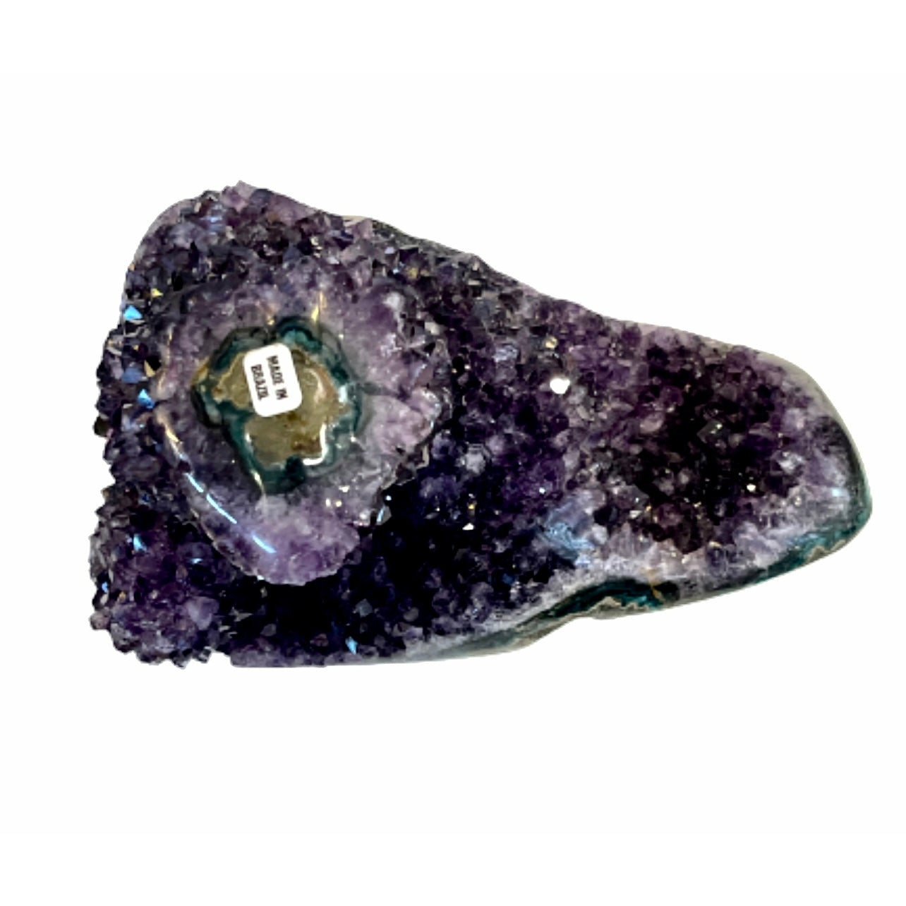 Clustered Free Form Amethyst Brazil Boat Shape