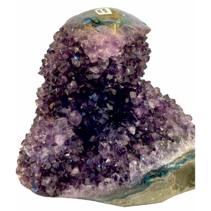 Clustered Free Form Amethyst Brazil Boat Shape