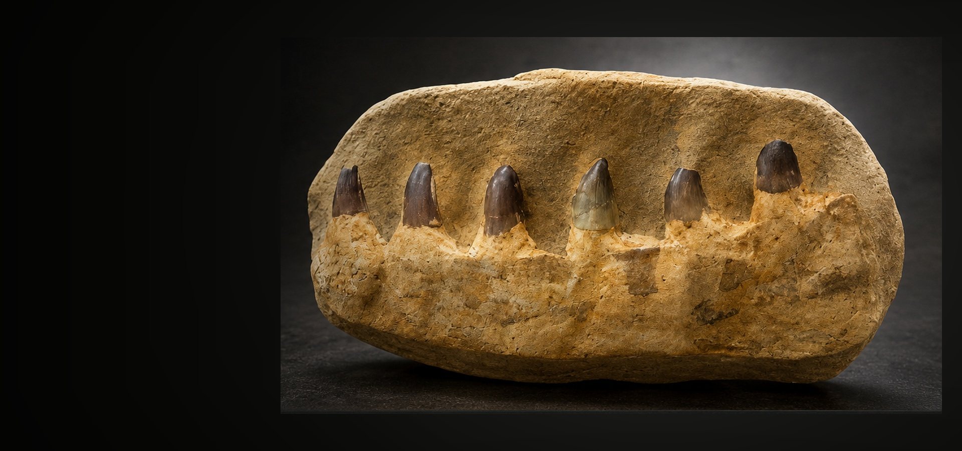 Ancient fossil jaw
