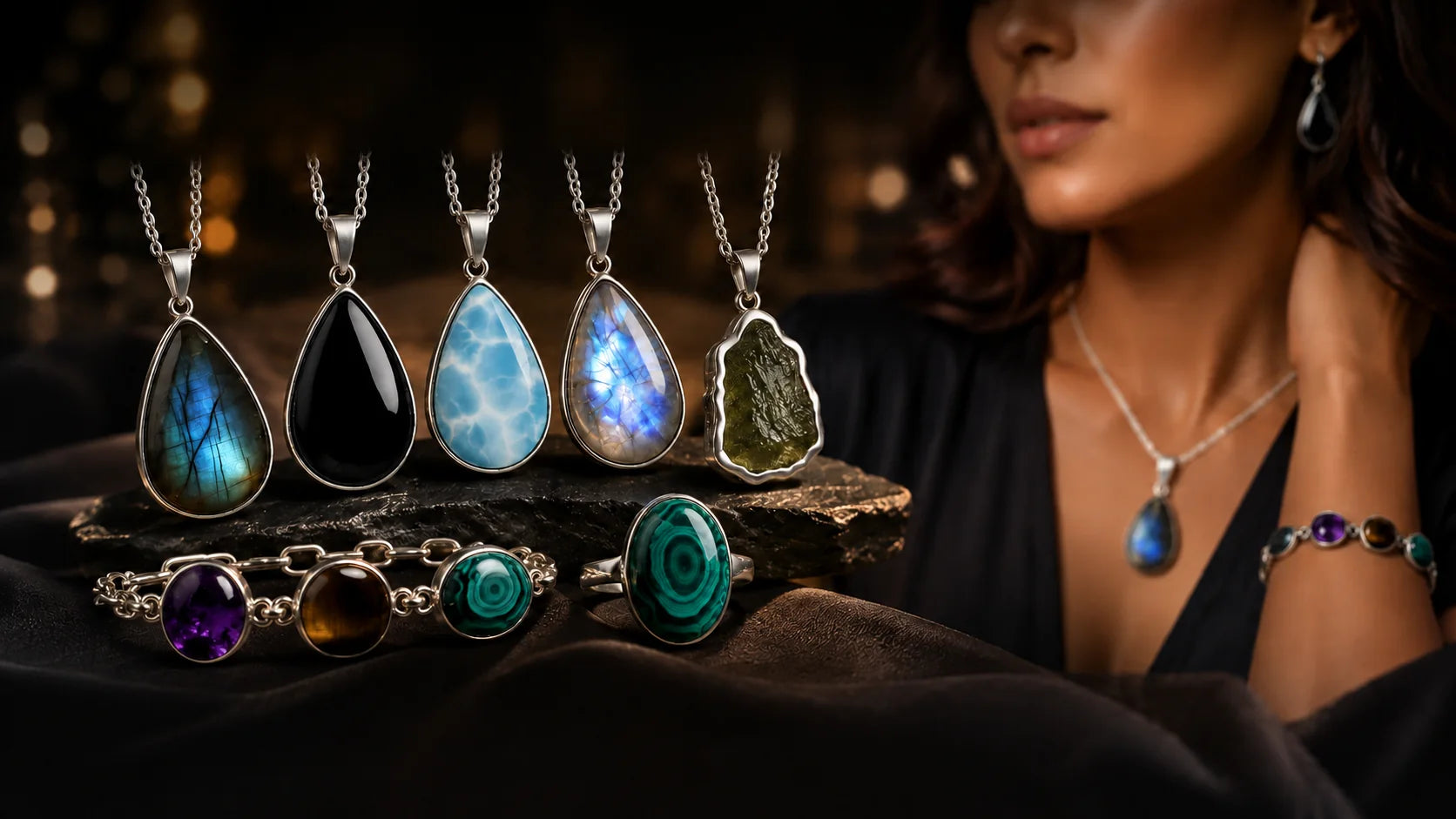 Earth Treasures natural gemstone jewelry